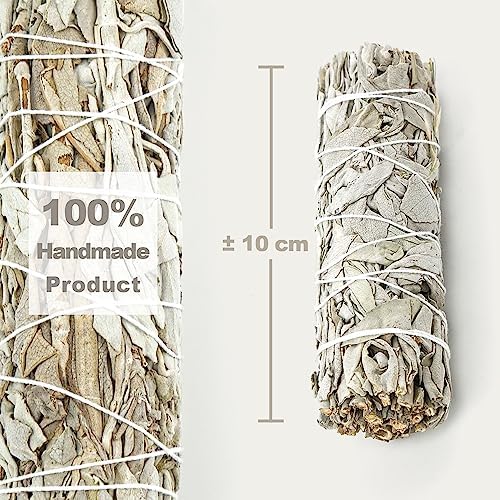 MUT22 3 Sauge Blanche et 3 Palo Santo Sacrés à Brûler - Herbes de Purification et d'Harmonie pour Spirituelle et Les Rituels Énergétiques - Image 2