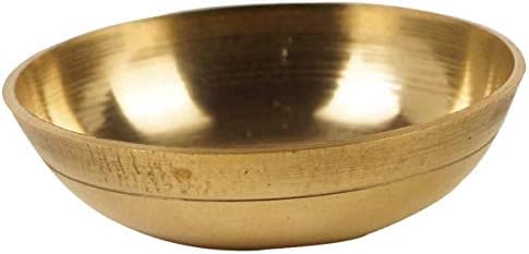 IBA Indianbeautifulart Laiton Bol Sacré Goldtone d'eau Accessoires Décoratifs Pooja