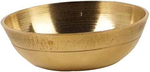 IBA Indianbeautifulart Laiton Bol Sacré Goldtone d'eau Accessoires Décoratifs Pooja - Image 5