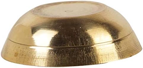 IBA Indianbeautifulart Laiton Bol Sacré Goldtone d'eau Accessoires Décoratifs Pooja - Image 2