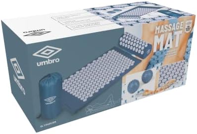 Umbro Tapis Acupression - Tapis Champ de Fleurs - Acupression pour la Détente - Tapis de Massage avec Balle a Picot - Tapis Fleur Contre les Mal de Dos - 6,3x42x71 cm - Bleu - Image 2
