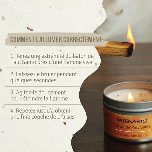 PALOSANTO - Palo Santo Batons Populaire Ayabaca - 13 Batons - Qualité Supérieure du Pérou - Encens Naturel - Idéal Purification, Protection Maison - Bois Naturel 100% Bursera Graveolens - Image 5