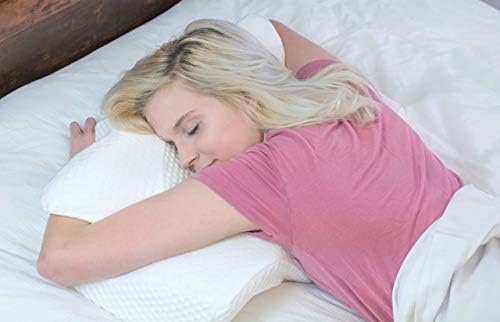Elviros Oreillers à Mémoire de Forme, Oreillers Ergonomiques pour la Nuque, Oreiller Ergonomique Forme Orthopédique Anti Douleur, Décontracter Les Muscles aux Épaules, Gris Foncé - Image 9