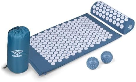 Umbro Tapis Acupression - Tapis Champ de Fleurs - Acupression pour la Détente - Tapis de Massage avec Balle a Picot - Tapis Fleur Contre les Mal de Dos - 6,3x42x71 cm - Bleu - Image 8