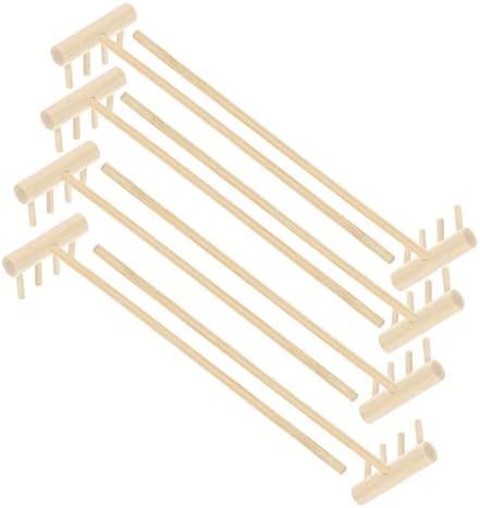 COHEALI 8 Pièces Mini Râteau De Jardin Zen Sable De Outils De Jardin Zen Sable Lissage Râteau Poussoir Accessoires De Jardin Zen - Image 2