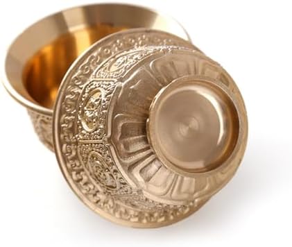 Biookhm Tasse D'offrande Rituel Bouddhiste en Cuivre Élégant Huit Symboles Chance Bol D'approvisionnement en Eau Artefact du Bouddhisme Tibétain - Image 6