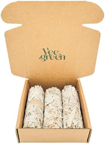 Sauges Blanches Purification à Bruler│Coffret Sauge Blanche Salvia apana Amérindienne│encens naturel Méditation│ Bougie et Bois de Ritual