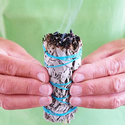 Sauges Blanches Purification à Bruler│Coffret Sauge Blanche Salvia apana Amérindienne│encens naturel Méditation│ Bougie et Bois de Ritual - Image 7
