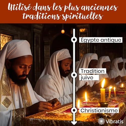 Encens pontifical en grain 50g Qualité A ++ | ENCENSE PUISSANT POUR PURIFICATION ET PROTECTION, ÉLÈVE LE NIVEAU VIBLAIRE, Aide à se connecter à sa partie divine | Enceller - Image 5