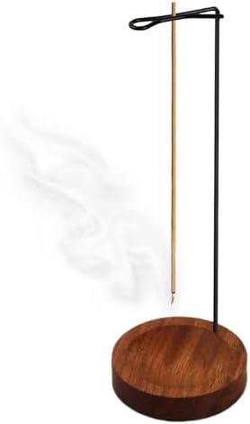 1 PCS Porte-encens Porte-encens Porte-encens Rond en Bois, Porte-Encens Porte-Encens en Bois pour Les Pauses de Travail Les Séances de Méditation ou Les Routines du Coucher - Image 8