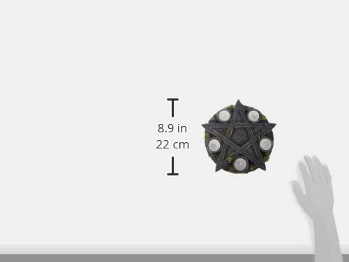 Nemesis Now B2538G6 Photophore Pentagramme Wiccan 25,5 cm Noir Résine - Image 5