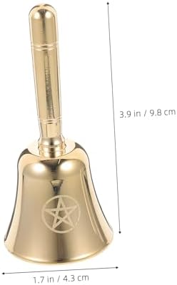 Amosfun Calice Pentagramme La Cloche De L'école Cloche De Poche De Cérémonie De Tarot Cloche Portative pour Cloche Rituelle Cloche De Divination Cloche D'autel Pentagramme Cuivre - Image 7
