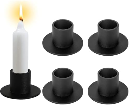 4 pcs bougeères noirs, bouge