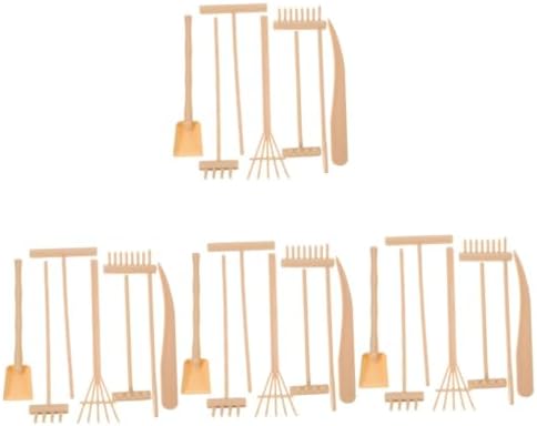 Yardwe 4 Ensembles Râteau à Sable Décor Outil de Jardin Zen Pour la Meditation Accessoires Râteau de Jardin Zen Outils de Jardin Zen Outil de Jardin de Sable Zen Plastique