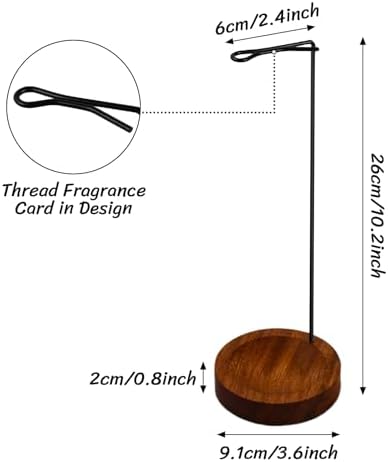 1 PCS Porte-encens Porte-encens Porte-encens Rond en Bois, Porte-Encens Porte-Encens en Bois pour Les Pauses de Travail Les Séances de Méditation ou Les Routines du Coucher - Image 2