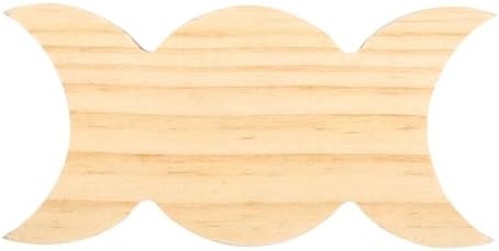 Bougeoir triple lune en bois Something Different Wholesale - Image 2