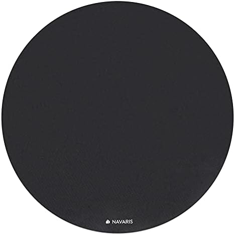 Navaris Tapis Yoga - Tapis de Yoga Rond en TPE 120 x 0,6 cm - Tapis de Sol méditation Fitness Gymnastique Pilates Exercice entraînement Sport - Image 7
