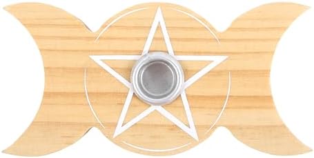 Bougeoir triple lune en bois Something Different Wholesale