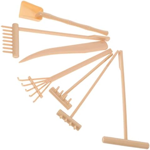 POPETPOP 5 Ensembles Râteau à Sable Kit de Râteau de Jardin Zen Outil de Jardin Zen Décor Méditation Accessoires Outils de Jardinage Zen Râteau de Jardin de Sable Zen Râteaux de Jardin Zen - Image 2
