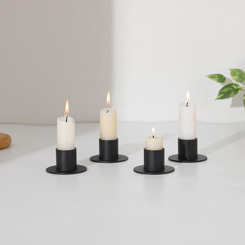 4 pcs bougeères noirs, bouge - Image 4