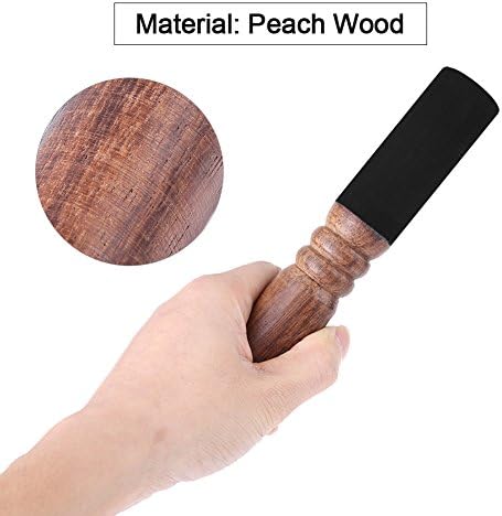 Tissting 1 Pièces Maillet pour Bol Chantant, Bouddhisme Tibétain Bol Chantant en Bois de Pêche Attaquant pour Article Religieux Méditation de Yoga - 6,8 X 0,98 Pouces - Image 5
