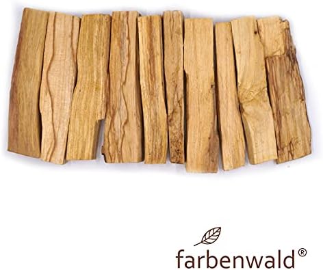 Farbenwald Palo Santo, 100 g, bâtons Fins, à brûler, Issu de l'Arbre bursera graveolens du Pérou, encens - Image 3