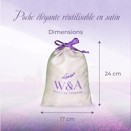 Fleurs de Lavande Séchées en Vrac | Récolte 2024 | 200g | Anti-Acariens pour Armoire | Grand Sachet Parfumé de Bourgeons Purs 100% Naturels | Lavande française de Provence | Pochette Élégante - Image 4
