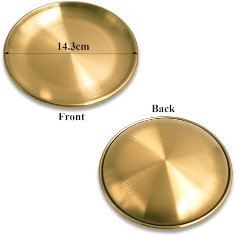 SLKIJDHFB Porte-encens 3 en 1, brûleur d'encens en Laiton avec récupérateur de Cendres en Alliage de 14 cm, idéal pour la Salle de Yoga, la Salle de méditation et Le Salon - Image 2