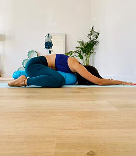 Chouette sensorielle coussin de méditation yoga zafu en velours rempli de grains de sarrasin rond hauteur d'assis 18 cm diamantre 35 "2,5 kg vert bouddhiste - Image 7