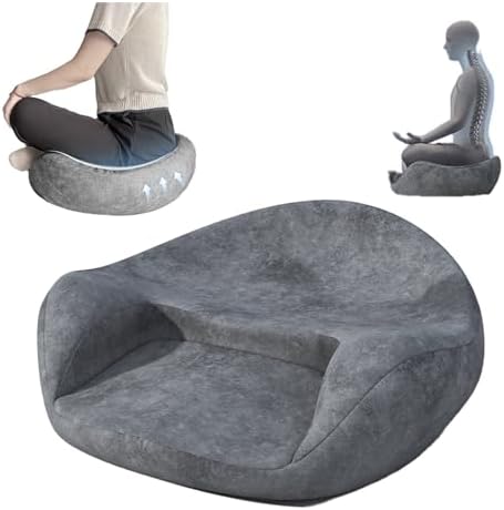 Coussin de méditation, coussin de sol confortable, coussins de sol surdimensionnés pour s'asseoir, coussin ergonomique, coussin de remplissage en mousse à mémoire de forme, coussin de toit pour baie vit