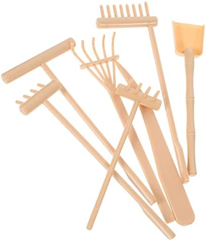 Yardwe 4 Ensembles Râteau à Sable Décor Outil de Jardin Zen Pour la Meditation Accessoires Râteau de Jardin Zen Outils de Jardin Zen Outil de Jardin de Sable Zen Plastique - Image 6