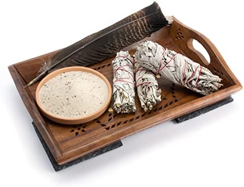 Batonnets de Sauge Blanche par Esprit indigène - Batons / Empaqueter / Ballot / Encens White Sage 2 x Small Smudge 4-4.5 '' (10-12cm ~ 30-35gr.) | CET emballage est 100% biodégradable (5) (2) - Image 6