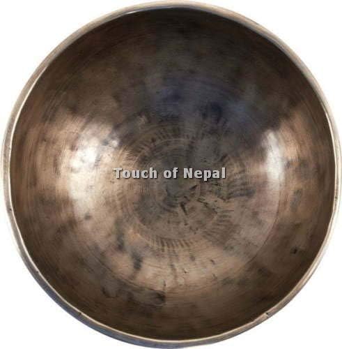 Touch of Nepal Bol chantant tibétain fait à la main au Népal 14 cm de diamètre - Image 4