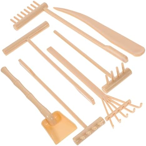 POPETPOP 5 Ensembles Râteau à Sable Kit de Râteau de Jardin Zen Outil de Jardin Zen Décor Méditation Accessoires Outils de Jardinage Zen Râteau de Jardin de Sable Zen Râteaux de Jardin Zen - Image 5