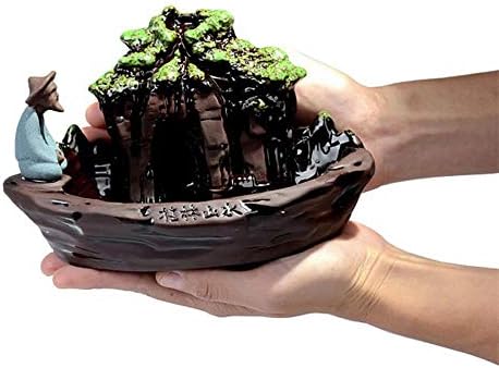 Brûleur de Support D'Encens à Refoulement de Paysage Avec Cône d'Encens de 20 Pièces, en Céramique pour la Maison - Image 5