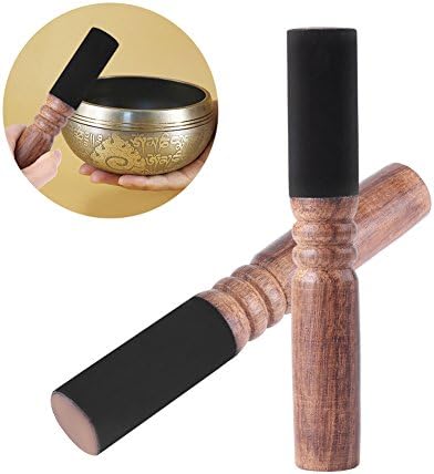 Tissting 1 Pièces Maillet pour Bol Chantant, Bouddhisme Tibétain Bol Chantant en Bois de Pêche Attaquant pour Article Religieux Méditation de Yoga - 6,8 X 0,98 Pouces - Image 6