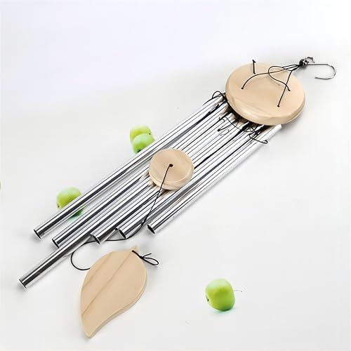 Carillons Éoliens Décoratifs D'extérieur, Métal Carillon à Vent Cloches à Vent Sonnette à Vent Suspendu, Carillon Bells en Plein Air avec 6 Tube en Aluminium pour Décor de Jardin Balcon Patio Maison - Image 2