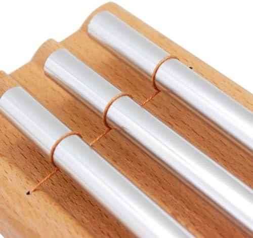 Newwyt Carillon de méditation Trios de Pleine Conscience Cloches à Main avec maillet, 3 Tons Instrument de Percussion Professeur Prière Yoga Musique Cadeau - Image 6