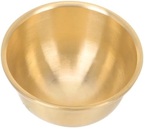 MUSISALY Meubler Le Bol Sacré Bol Sacré pour Le Rituel Petit Bol à Offrande Bol De Sacrifice pour Le Rituel Mini Décor Bol Sacré pour La Religion Bols D'offrande D'autel Golden Cuivre