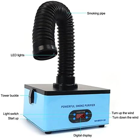 150W purificateur de fumée Puissant Instrument à Fumer absorbeur de fumée Filtre de Purification extracteur de fumée Filtre à Air - Image 4