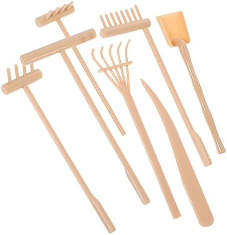 Yardwe 4 Ensembles Râteau à Sable Décor Outil de Jardin Zen Pour la Meditation Accessoires Râteau de Jardin Zen Outils de Jardin Zen Outil de Jardin de Sable Zen Plastique - Image 2