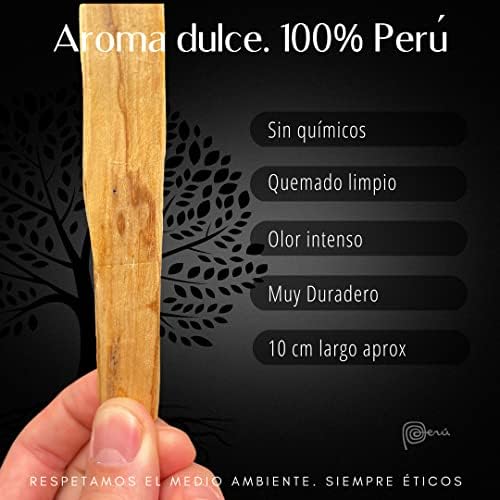 400gr Encens naturl Bois sacré batons premium palo santo purification a bruler pUissant et protection spirituiti (Environ 40 bâtonnets) sac auto-scellant méditation et yoga esotérisme objet - Image 2