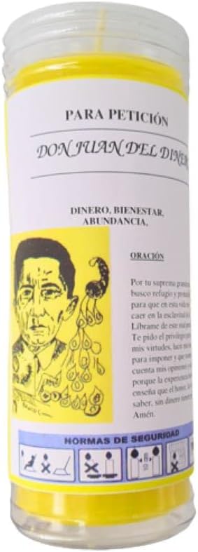 Velón pour pétition Don Juan de l'argent avec huile consacrée rituelle avec prière économique - Image 4