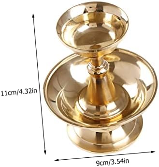 Verre à boire rituel bol temple d'eau sacrée tasse sainte ofrande sacrée tasse d'eau tibétaine tasse d'autel bouddhiste tibétain bol offre bol à liqueur verre à liqueur bol à goûter bol épais cuivre - Image 9