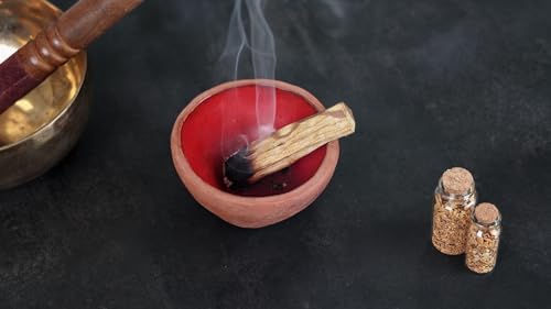 Salvia Blanca - Sauge Blanche Purification de Californie 10cm/25g | Encens Protection Naturelle | Bâton Sauge pour Purification Maison | Durable, 3 Bâtons Palo Santo + 2 Bâtonnets, Bois, Palo Santo - Image 4
