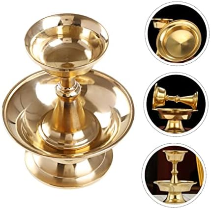 Verre à boire rituel bol temple d'eau sacrée tasse sainte ofrande sacrée tasse d'eau tibétaine tasse d'autel bouddhiste tibétain bol offre bol à liqueur verre à liqueur bol à goûter bol épais cuivre - Image 4