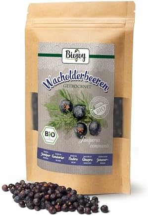Biojoy Baies de Genièvre BIO (100 g), séchées et entières, Thé de Genévrier (Juniperus communis) - Image 2