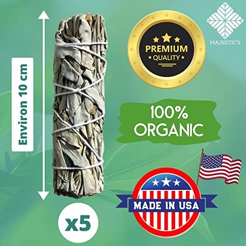 SAUGE BLANCHE Purification à Bruler x3 Batons 10 cm + ebook Pratique (PDF) - Bâtonnets de Sauge Amérindienne pour purifier les énergies Négatifs et Esprits - Image 4