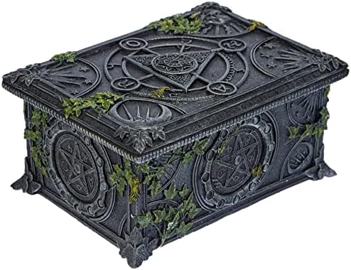 Nemesis Now Wiccan Pentagram Boîte à tarot Noir 11 cm