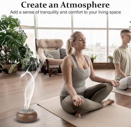 Porte-cône D'encens,Porte-bâtonnets D'encens avec Couvercle en Laiton pour Décoration Intérieure,Outils de Méditation,Outils de Yoga,Décoration Zen - Image 6